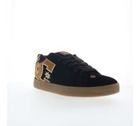 DC Men's Court Graffik Skate Shoe, Black/Brown/Gum, 10 UK