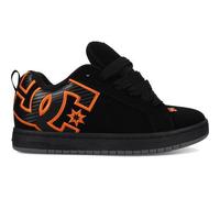 DC Shoes Men's Court Graffik Trainers, Black / orange, 12.5 UK