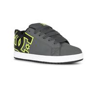 DC Court Graffik Skate Shoes - Grey/Black/Green