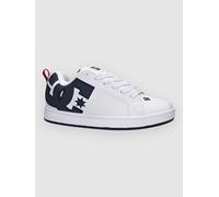 DC Shoes Court Graffik Mens Skate Trainers in White Navy Red - 11 UK