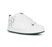 DC Court Graffik Skate Shoes - White/White/Green