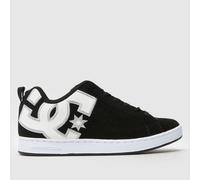 DC Court Graffik Trainers in Black & White UK 5 (EU 38)