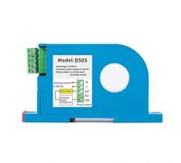 DC Current Sensing Switch 0-100A with Adjustable Threshold & Delay (0-99s), Electromagnetic Induction, DIN Rail Mount, 22mm Aperture, 108×22×60mm(D505-0-30A DC)