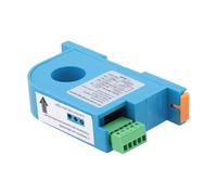 DC Current Sensing Switch, 0-50A/0-100A Through-Hole DIN-Mount Ampere Sensor with Electromagnetic Induction, for DC 24V Systems