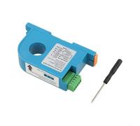 DC Current Sensing Switch DIN Rail Ampere Detector -50A -100A Through Hole Electromagnetic Induction Sensor with Adjustable Power Off Delay and Current Threshold(D506-0-100A DC)