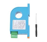 DC Current Sensing Switch for DIN Rail Mount, 0-100A Through-Hole Inductive Sensor with Hall Effect, Electromagnetic Detection, 24V DC Auxiliary(D505-0-30A DC)