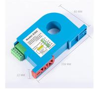 DC Current Sensing Switch for Industrial Use, 0-50A/0-100A Range, DIN-Rail Mountable, Electromagnetic Induction, 22mm Aperture, DC 24V(D506-0-100A DC)