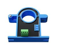 DC Current Transducer, DC24V Split Core Current Transmitter 25mm Hole 0-10V 4-20mA 0-5V Current Transmitter(DC 0-20A input,0-10v output)
