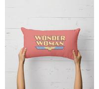 DC Cushions Retro Wonder Woman DC 30x50cm Rectangle Cushion Rectangular Cushion - Eco Friendly