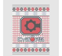 DC Cyborg Knit Women's Christmas T-Shirt - Grey - XXL