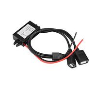 DC DC 12V to 5V 3A Dual USB Step Down Converter Power Supply Module High Efficiency Anti Shock for Automotive GPS Navigation MP3 MP4 Car DVD Audio