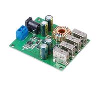 DC DC 9V 12V 24V 36V 48V 7-60V to 5V Voltage Regulator Buck Converter 5A Volt Transformer Power Supply Module 4 USB Ports