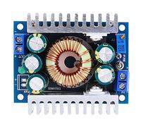 DC DC Module 12A Adjustable High Power Low Ripple Car Power Module with Aluminum Heat Sinks for DIY Power Supplies Batteries LED Lights 60x50x17mm