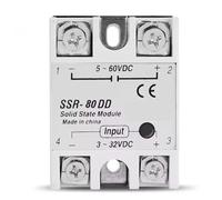 DC-DC Single Phase Solid State Relay SSR Module 10A 25A 40A 60A 80A 100A Input Voltage 3-32V 12V to 5-60V Output(SSR-80DD)