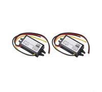 DC/DC Step Down Converter Pair Converts Input Voltage of Up To 12 Volts To Steady Output Of Five Volts