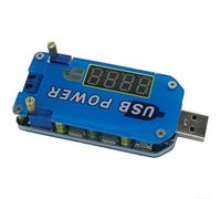 DC-DC Voltage Converter 4-13V Input to 0.5-30V Output 15W Power Adapter with LCD Display for Phone Charging Solar Panel Motor Control Blue 84x35mm(A)