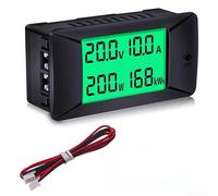 DC Digital Multimeter 300A Amp Volt Gauge Panel for Solar for battery Power Monitor 0-300V Energy Tester(200A)