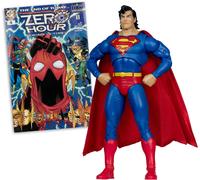 McFarlane DC Direct Page Punchers Superman (Zero Hour) 7in Action Figure with Comic Toys