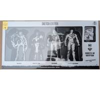 DC Direct Page Punchers Ghosts of Krypton 7" Action Figure 4-Pack Sketch Edition