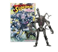 DC Direct Superman Wave 5 Brainiac 18 cm Action Figure (Gold Label) with Comic Book | Premium Collectible