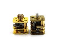 DC DIY electronic starter 1pc Hight Quanlity 0.5 Modulus Metal Micro Copper Change Speed Gear Box And Reduction Gearbox For The Robot electronic starter Rated : With gear) FUZEGRDLI