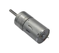 dc electronic starter 25mm Diameter Gear Box 25mm*4mm, Metal Geabox Brush Gearmotors, Central Long Shaft 6v 12v 24v Low Speed RPM Dc Gear electronic starter, DIY Driver Parts ZFUGEDRLI (Color : Dc 6v