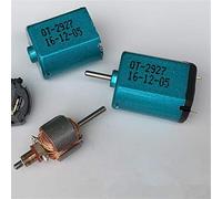 dc electronic starter 2pcs Mini DC electronic starter, 1.5v to 3.7V Miniature electronic starter, Four-Wheel Toy Car, Carbon Brush Mini 030 Electric electronic starter, DIY Driver Parts : Yellow 2pcs)