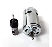 dc electronic starter 775 DC electronic starter Ball Bearing Spindle electronic starter, for CNC Router Machine, with ER11 Extension Rod Carving Knife, DIY Driver Parts electrical tools (Color : Opti