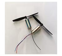 DC electronic starter D C 3V 3.7V 8520 Ultrahigh Speed Coreless electronic starter 41000RPM NdFeB Strong Magnetism CW/CCW : Black White electronic starter special motor