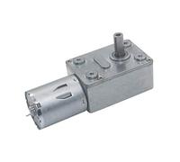 dc electronic starter Low Speed 6v 24v 12v Dc electronic starter, 370 High Torque 2-210rpm, Electric electronic starter Worm Gear electronic starter with Square Gearbox, DIY Driver Parts : 6rpm, Volta