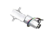 DC Encoder Motor 12V 24V Double Shaft 5840-555B Gearbox 12-470rpm Worm Gear High Torque Moter(12RPM_24V)