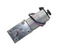 DC Encoder Motor 12V 24V Double Shaft 5840-555B Gearbox 12-470rpm Worm Gear High Torque Moter 1Pcs(40RPM_24V)