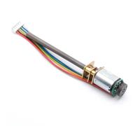 DC Encoder Motor GM1024-N20 3V6V12V M3 M4 55MM Screw Thread Long Shaft Magnetic Encoder 7PPR 15-1000RPM(M4 Encoder Motor,12V 300rpm)