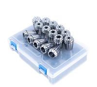 DC ER Collet Set ER11 ER16 ER20 ER25 ER32 ER40 0.008mm AA Tools Handle Clamping ER Spring Collect Chuck ER25 ER20(AA (0.008mm),ER16-12Pcs)