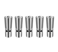 DC Extension Rod 5pcs/Set Back-Pull Collet DC4 DC6 DC8 DC12 Elastic Spring Chuck CNC Drilling Sleeve deep Hole(DC08-4【0.005mm】)