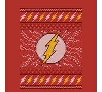 DC Flash Knit Men's Christmas T-Shirt - Red - L