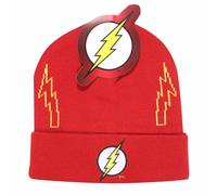 The Flash Logo Beanie red Onesize