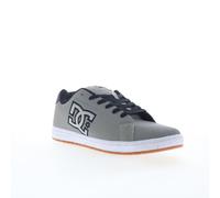 DC Gaveler ADYS100536-XSSW Mens Gray Leather Skate Inspired Trainers Shoes