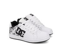 DC Gaveler Skate Shoe, White Black, 1.5 UK Child