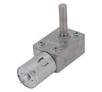 DC Gear Motor 12V High Torque Speed Reduction Gearbox with Self - Locking Turbo Reducer, Reversible CW/CCW Rotation, M8x33mm Shaft for Robotics, Automation, and DIY (150RPM)