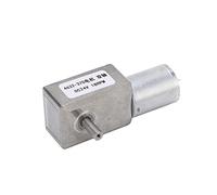 DC Gear Motor 4632 370, Mini Turbine Motor with Aluminum Brass Double Shaft, Self Locking Reversible DC24V Gear Motor for Electric Fan Heater AC Microwave Oven (18RPM)