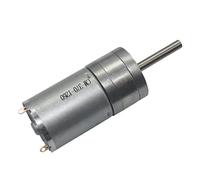 DC gear motor, DC Reduction Gear Motor JGA25-370 6/12/24V 25mm Extension Shaft 12-1360 RPM(24v,77rpm)