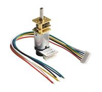 DC Gear Motor for GA12 N20 Encoder| 6V Metal Gearbox High Torque Low Noise| D-Shape Shaft for DIY RC Robot Car Model Projects| Silver Brass(150RPM)