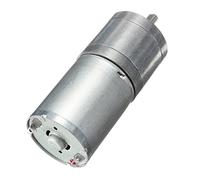 DC gear motor, Geared DC Motor JGA25-370 25GA-370 6/12/24V 0.15-0.42A 25mm 4x8mm Shaft 12-1360 RPM(6v,77rpm)