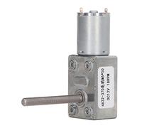 DC Gear Motor, M6 Shaft Thread, 12V 1RPM, Self - Locking Speed Reduction - High Torque Output, Quiet Performance, Ideal for Robotics and Automation (18RPM)