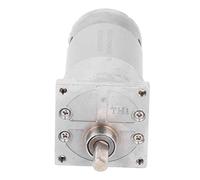 DC Gear Motor with Eccentric Shaft, Self Locking Geared Motor, CW CCW Rotation, Metal Turbine Gear Reduction Motor DC24V for Automation Robotics Medical Equipment (100RPM)