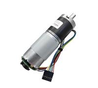 DC Geared electronic starter With Encoder 12V 24V Planetary Metal Gearbox Long Life Adjustable Speed Reversible Low Speed High Torque IINKUEYK(24v 570rpm 2.6kgf.cm)