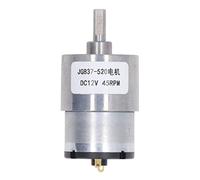 DC Geared Motor 12V Self Locking Turbine Gear Motor CW CCW Rotation Speed Reduction for Automation Equipment Medical Devices Robotics (45RPM)