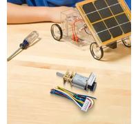 DC Geared Motor 6V, High Torque Metal Gear Reduction Motor for GA12-N20, Compatible with DIY Robotics and RC Hobby Projects(150RPM)