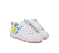 DC Girls' Court GraffikSkate Shoe, White Light Pink Multi, 9/10 UK Child